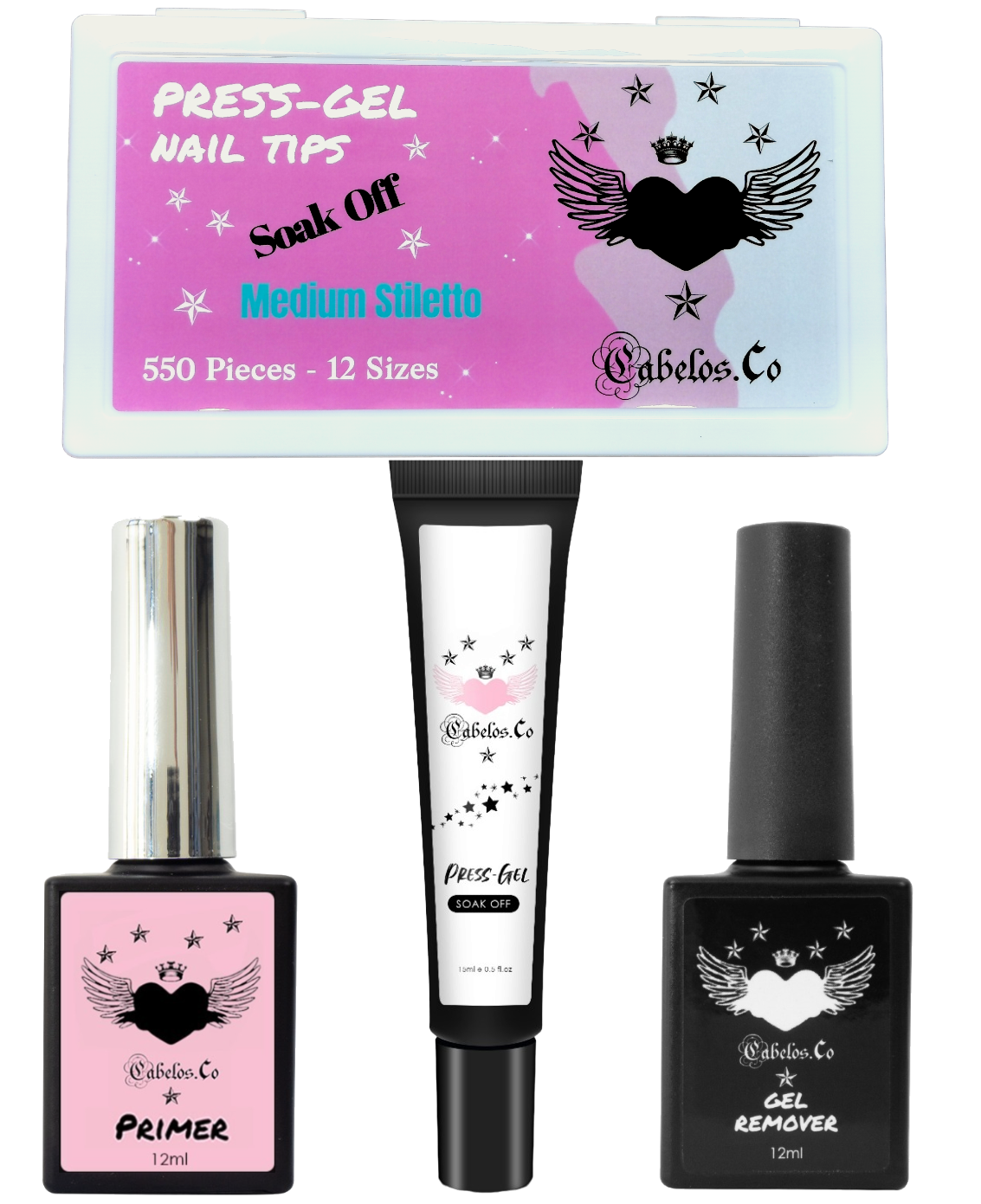 Press On nageltippar gele lösnaglar Tips Produkt