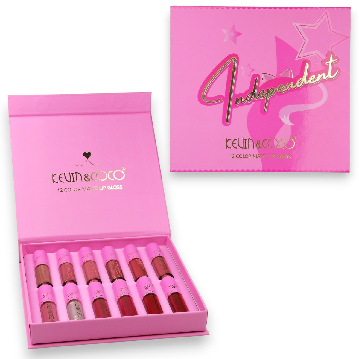 Lip gloss set matt läppglans