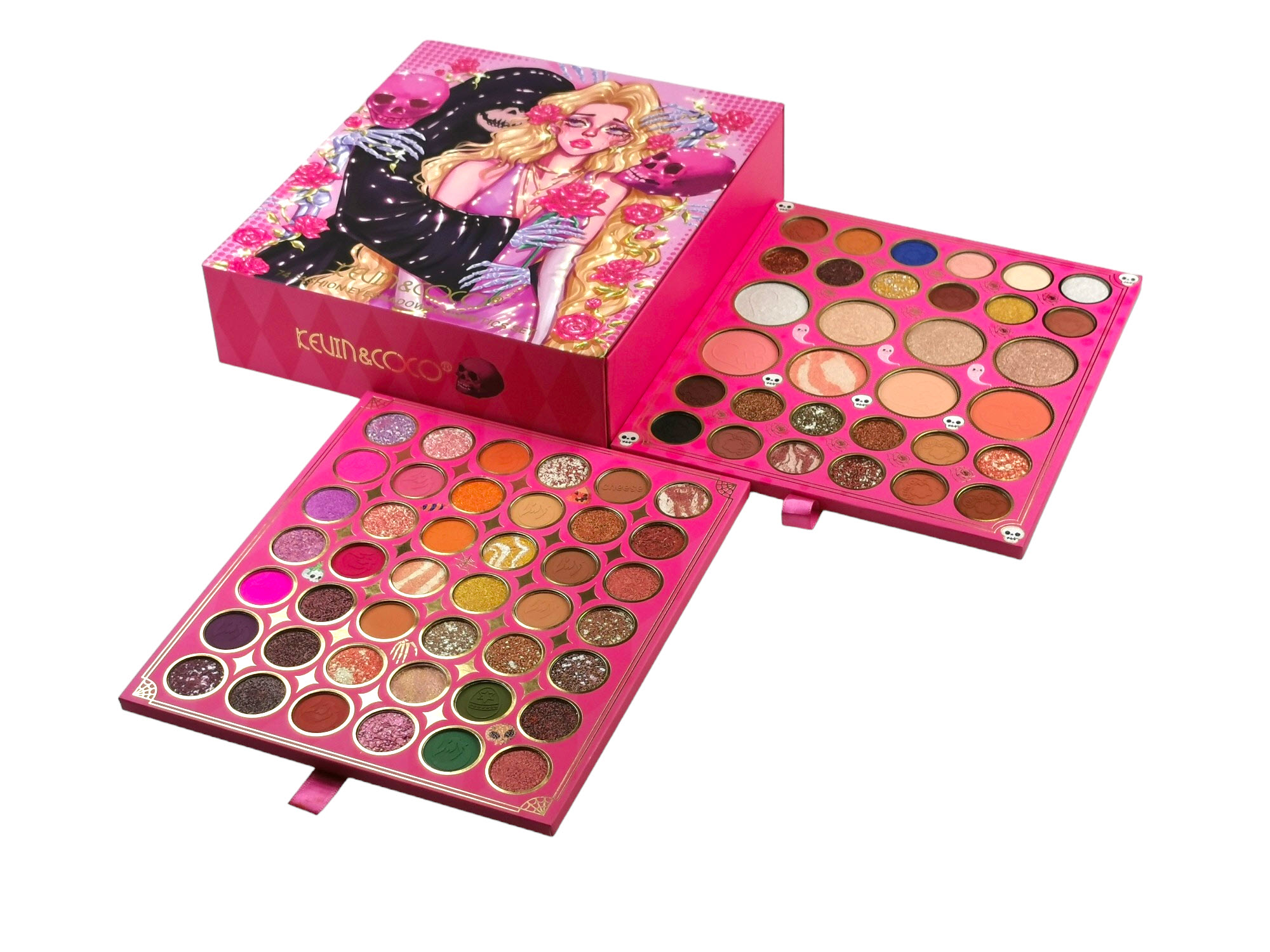 Makeup kit smink kit kosmetisk set product Kevin & coco cosmetics Kosmetisk set lipstick present